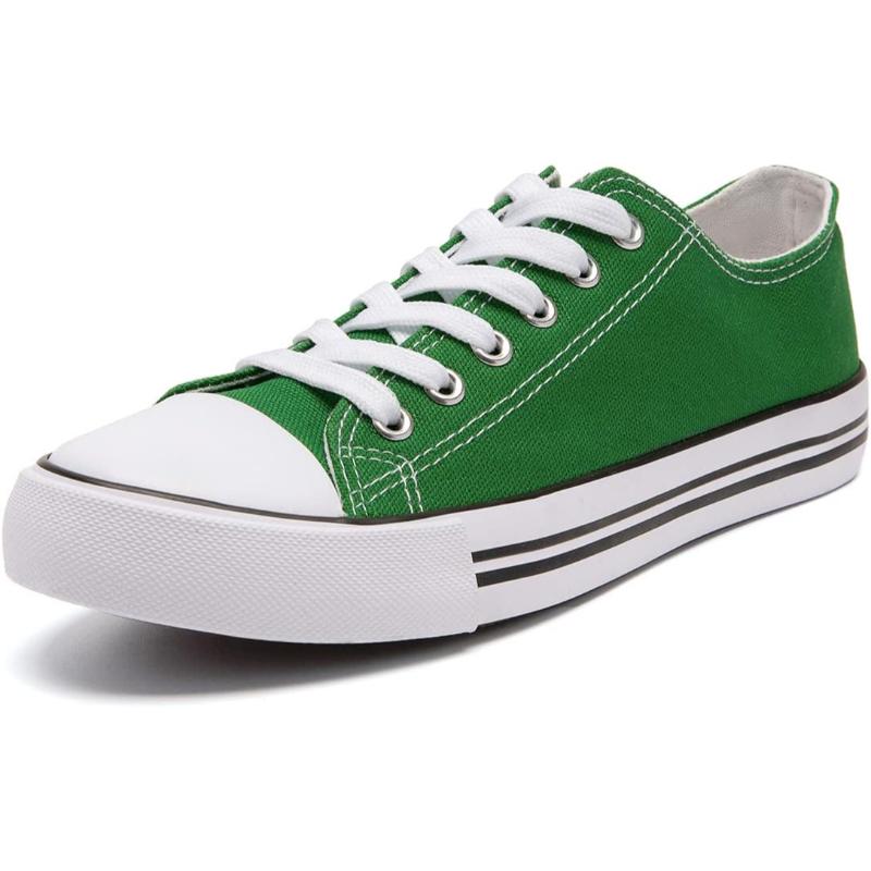 Solid Color Canvas Lace Up Shoes For Men - Image 2