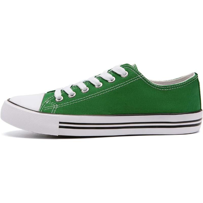 Solid Color Canvas Lace Up Shoes For Men - Image 4