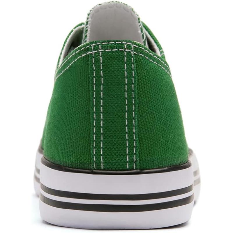 Solid Color Canvas Lace Up Shoes For Men - Image 5