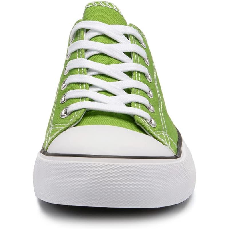 Solid Color Canvas Lace Up Shoes For Men - Image 9