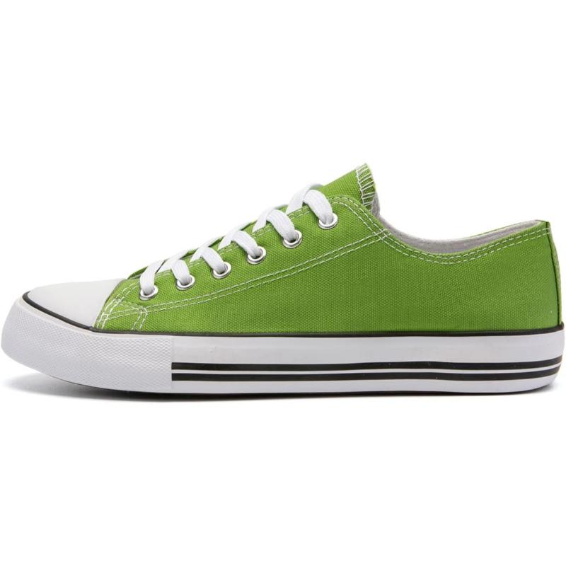 Solid Color Canvas Lace Up Shoes For Men - Image 7