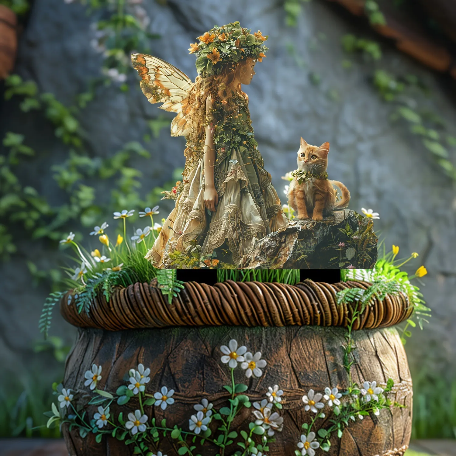 Elf Girl and Cat - Image 2