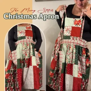 The Merry Stitch Christmas Apron